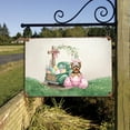 thumbnail image 3 of Easter Egg Yorkshire Terrier Bunny Ear Welcome Spring Truck Horizontal Metal Aluminum Sign Yorkie Dog Lover Gifts Wall Art Home Decor - 12002, 3 of 5
