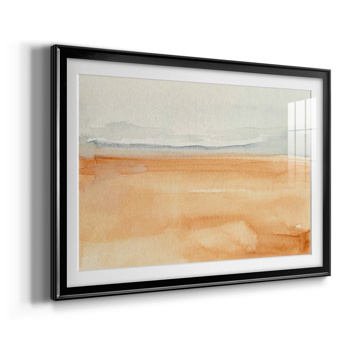 Ash Blue Horizon I Premium Framed Print - Ready to Hang