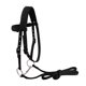 thumbnail image 3 of Brida De Caballo Arnés De Rienda Headstalls Extraíble Snaffle Nylon Correas Negro L Sunnimix Riendas de brida para montar a caballo, 3 of 7