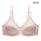 thumbnail image 1 of Sujetador de encaje Mujer Sexy Hacer subir Lencería Copa fina Ropa interior transpirable, Beige, 42CD Vogacara AP001126-15, 1 of 7