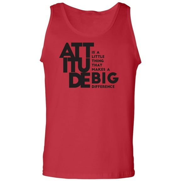 Attitude Adult Tank Top