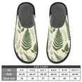 thumbnail image 5 of IAUYY Memory Foam House Slippers Suitable for Both Men and Women. Comfortable, Anti-Slip Plush Flat-Bottomed Slippers The Best Holiday Gift Vintage Botanica, 5 of 9