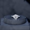 thumbnail image 5 of Rosec Jewels IGI Certified Lab Grown Diamond 4 Carat Engagement Ring - E-VS1 Quality - Big Diamond Ring for Women, 925 Sterling Silver, US 4.00, 5 of 9