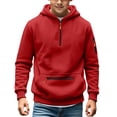 thumbnail image 2 of Blekii Big Boys Solid Hoodie for School, Teen Boys Long Sleeve Pullover, Athleisure Top for Boys 4-17, Size： 4T-8T Boys Hoodie, Kids Sweatshirt, 2 of 6