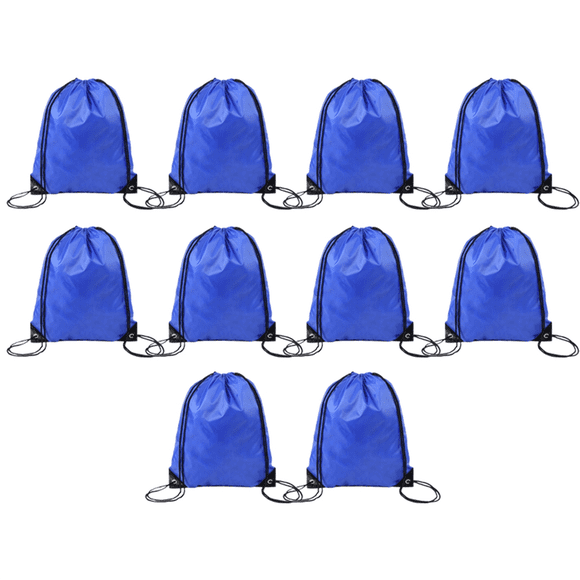 Polyester Drawstring Bag Sports Marathon Drawstring Bag Storage Bag Drawstring Bag Royal Blue