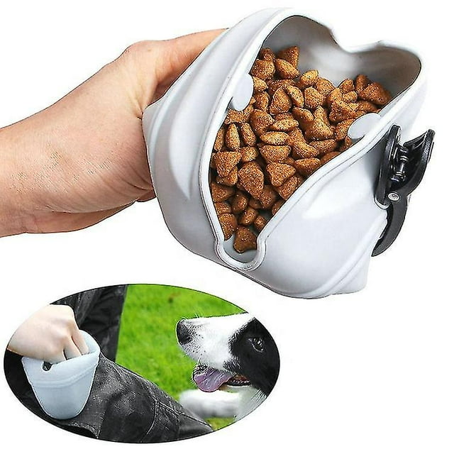 Sac de Taille Portable pour Dressage de Chien Friandises Appâts Collation Agilité pour Chiens Pochette de Stockage d'Alimentation Extérieure Récompense Alimentaire Sacs de Taille Jd4