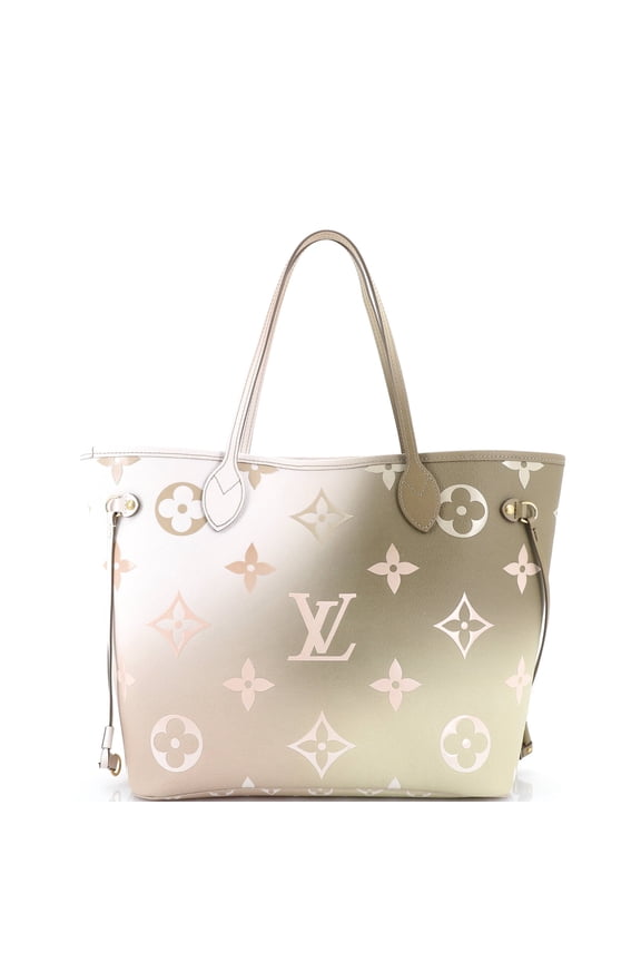 Pre-Owned Neverfull NM Tote Spring in the City Monogram Giant Canvas MM By Rebag