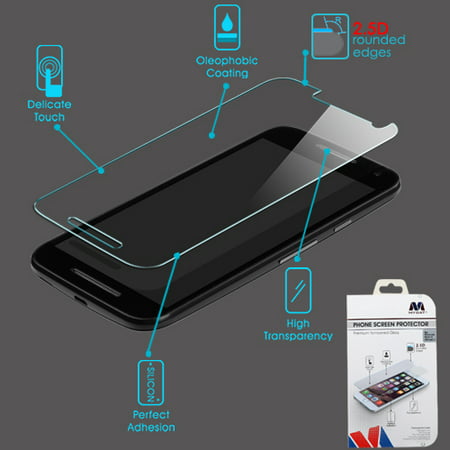 Motorola Moto G 3rd Generation MyBat Tempered Glass Screen (Best Screen Protector For Moto G 3rd Gen)