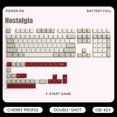thumbnail image 1 of 140 Keys Green White Double Shot PBT Keycap RGB Shine Through Keycaps Cherry Profile for MX Switches Mechanical Gaming Keyboard, 1 of 1