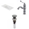 thumbnail image 1 of American Imaginations 35.5-in. W 1 Hole Ceramic Top Set In White Color - Drain Incl. AI-32992, 1 of 9