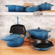 BergHOFF Neo Cast Iron Fry Pan 10, Blue