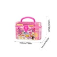 thumbnail image 3 of 25PCS Kids Kitchen Tea Set Toy with Storage Box,Simulated High Tea Dessert Food Kit,Portable Carry Case Organization,Realistic Tableware Role Play,Social Skill Creativity Development, 3 of 6