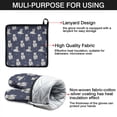 thumbnail image 7 of West Highland White Terrier Kitchen Oven Mitt and Pot Holder Sets 4 Pcs for Baking, Cooking and Grilling, Heat Resistant Up To 392 °F, 7 of 7