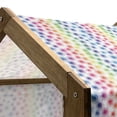 thumbnail image 4 of Colorful Pet House, Funky Geometrical Retro Style Spirals Circles Twirled Lines Dots Spots Pattern, Outdoor & Indoor Portable Dog Kennel with Pillow and Cover, 5 Sizes, Multicolor, by Ambesonne, 4 of 4