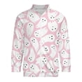 thumbnail image 3 of Lightweight Jacket for Men - Pink Ghost Halloween Fun Cuteness Casual Zip Up Bomber Jacket Men Spring Fall Windbreaker Coat with Pocket, 3 of 6