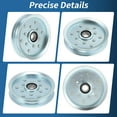 thumbnail image 5 of Unique Bargains No.AM135526 Idler Pulley for John Deere Lawn Tractor X300 X304 X310 X320 X324 X330 X350 X350R X354 X370 X500 X520 X534 X540 EZTrak ZTrak Z425 Z445 48" 54" Deck Flat Idler Pulley, 5 of 7