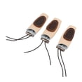 thumbnail image 4 of Archery Finger Guards, Portable Imitation Leather Bow Finger Guard Comfortable Wear Wide Applicability Soft Texture Brown  For Compound Bow For Recurve Bows, 4 of 8