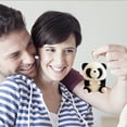 thumbnail image 4 of Muñecas Panda de 13 cm, decoración ornamentada, muñecos de conejito de peluche para recuerdo (Panda) Ndcxsfigh libre de BPA, 4 of 5