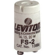Leviton 13886 Fluorescent Starter, 15-20 Watts, FS-2