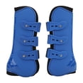 thumbnail image 3 of Horse Tendon Boots, Impact Resistance Adjustable High Flexibility Horse Support Boots Easy To Wear  For Running For Jumping For Sports Blue Front Legs, 3 of 8