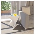 Danbury Modern Vanity Side Table, White