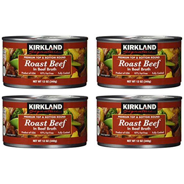Kirkland Signature Roast Beef NET WT 12 oz (pack of 4).