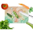 thumbnail image 2 of Caroline's Treasures Rabbit and Bubbles Watercolor Glass Cutting Board Large, 2 of 2
