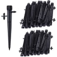thumbnail image 1 of ShenMo 100 Irrigation System Drops (Black), Universal 360 Degree Adjustable Irrigation Drops with Connectors, Water Flow Irrigation System, 1 of 5