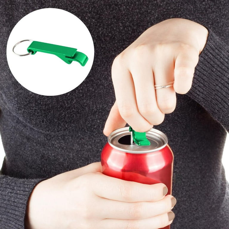 9 Colored Metal Bottle Openers Metal Keychain Bottle Opener Beverage Bottle  Opener For Men Women Small