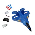 thumbnail image 3 of Avión RC, Planeador de Juguete con Giroestabilizador, Espuma, Recargable, Juguete, Avión de Control Remoto para Principiantes. Azul, 3 of 9