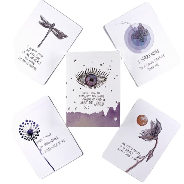 Cartas de oráculo de prisma, Toca tu imaginación con la magia de las cartas de Color Thoth Tarot Deck Doreen Virtue Oracle Cards Tarot Deck qym unisex