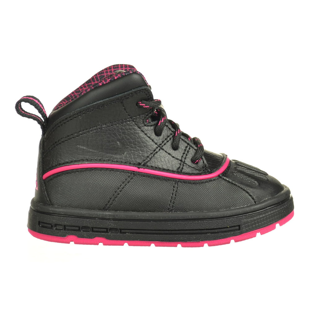 Nike - Nike Woodside 2 High (TD) Toddlers Boots Black/Fireberry 524878 ...