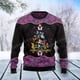 thumbnail image 5 of Suéter navideño feo para hombre con estampado 3D de gato maullido de PLstar Cosmos, jersey de punto informal unisex de invierno MYY24, 5 of 5