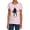 Pink, variant on Superman Paisley Sihouette Women's T Shirt, Pink, Small