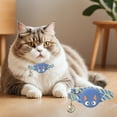 thumbnail image 4 of JIEMUCES Collier pour Animaux avec Clochette Réglable Réfléchissant pour Chien Chat avec Étui AirTag Accessoires pour Détecteur GPS Fournitures pour Chaton Chiot, 4 of 8