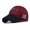Burgundy*, variant on Lovskoo Cotton American Flag Independence Day Washed Baseball Cap Outdoor Peaked Cap Sun Protection Adjustable Size Contrast Solid with Large Ponytail Hole Soft Top Cap One Size Burgundy