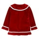 thumbnail image 4 of Pijamas de terciopelo con botones para niños y niñas, ropa de dormir de Navidad para bebés, niños y niñas, traje de Navidad para niños, ropa de dormir para niños, 4 of 4