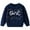 Navy, variant on Ccpelsie Girls' Fall Sweaters Classic Crewneck Long Sleeve Drop Shoulder Knit Pullover Tops for Kids(White,7-8 Years)