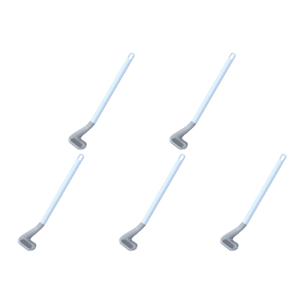 Cepillo Limpieza Inodoro Silicona Con Forma Golf Largo (cielo) Azul