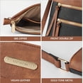 thumbnail image 3 of Crossbody Bags Purses for Women Trendy Soft Leather Shoulder Handbags with Adjustable Strap Zipper Pocket Medium, 3 of 7