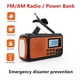 thumbnail image 2 of Radio de Emergencia con Batería Externa de 4000 MAh, Radio Solar de Manivela, Alerta AM/FM/NOAA, Radio Meteorológica Portátil, Alarma SOS., 2 of 8