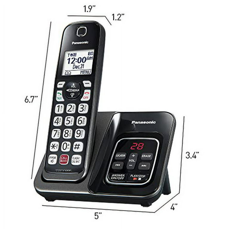 Panasonic Cordless Phone with Call Block and Answering Panasonic Cordless Phone with Call Block and Answering