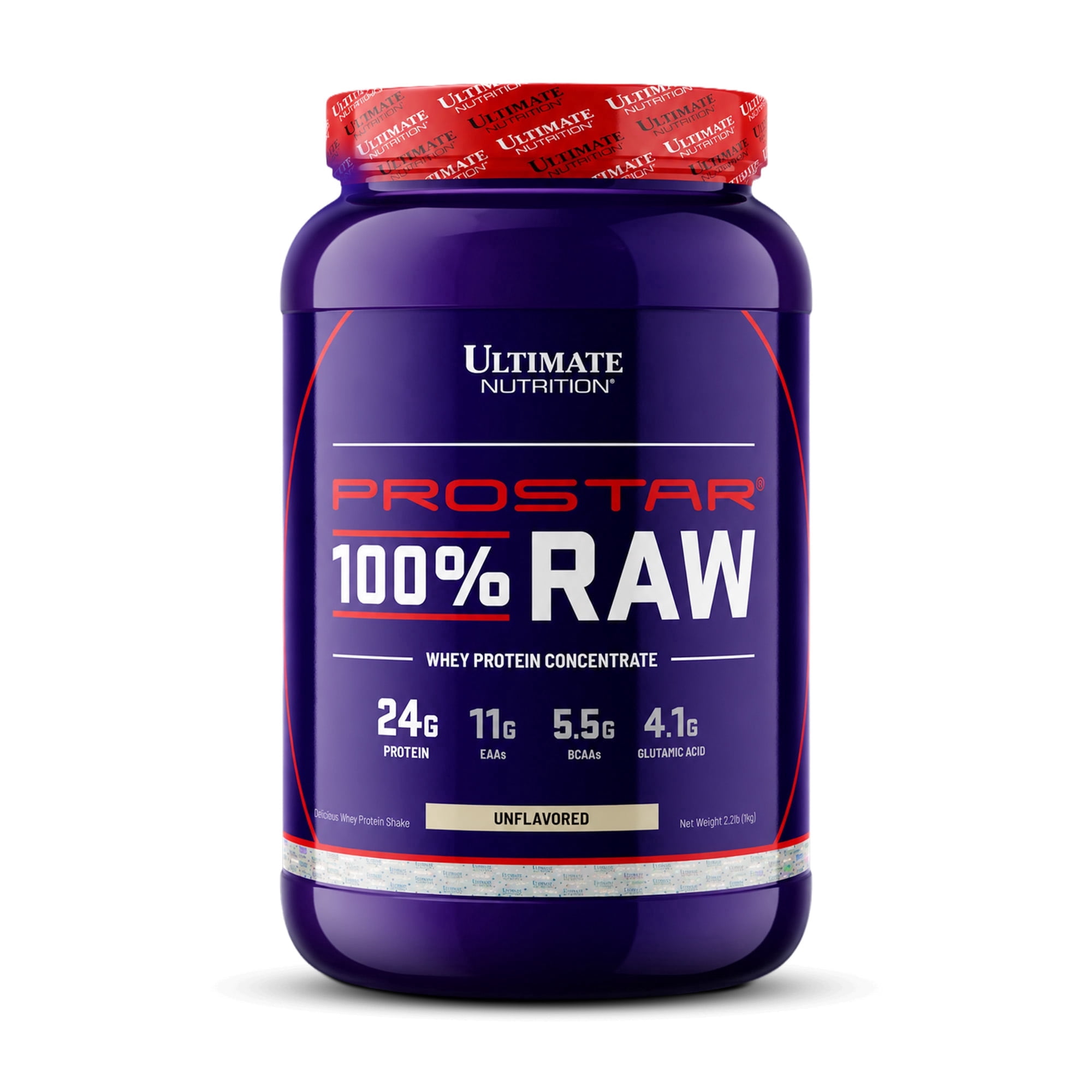 Ultimate Nutrition Prostar 100% Raw Whey Protein Concentrate Powder, 4 lb