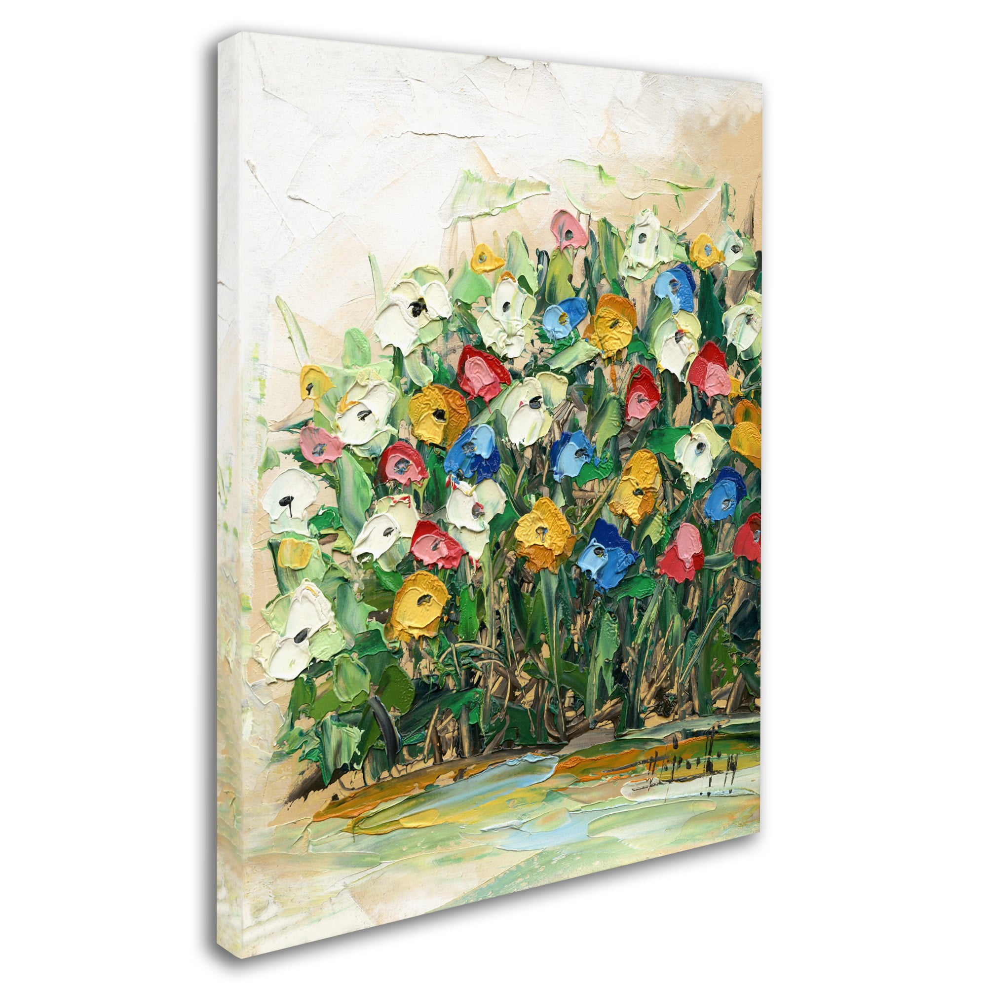 "Spring Flowers in a Vase 10" Canvas Art by Hai Odelia