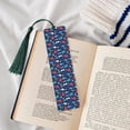 thumbnail image 4 of Kdxio Colorful Excavator Print Metal Tassel Bookmarks,Perfect Gift for Art Lovers and Bookworms Metal Bookmarks for Women, 4 of 8