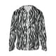 thumbnail image 1 of Fotbe Zebra Chaqueta con Protección Solar UPF 50+ para Hombre y Mujer, Camisa con Capucha y Bolsillos-Large, 1 of 7