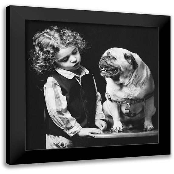 Rise, Zachar 20x20 Black Modern Framed Museum Art Print Titled - If you love me you can talk to me...