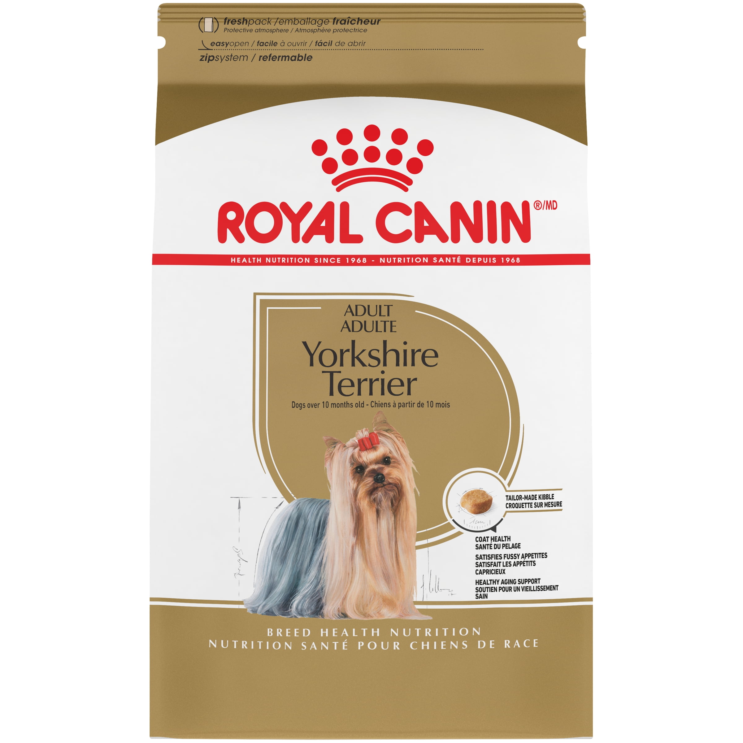 Royal Canin Yorkshire Terrior Adult Dry Dog Food 10 Lb Walmartcom