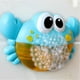 thumbnail image 4 of Juguete de baño perfecl para Bebés burbuja cangrejo Con Pulverización Automática azul, 4 of 8