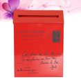 thumbnail image 2 of Post Box Mailbox Home Wall Decoration Ornament Creative Photo Prop(Red), 2 of 9